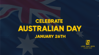 Australian Day Flag Facebook Event Cover Design