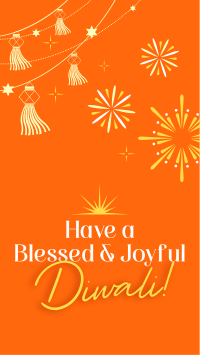 Blessed Diwali Festival Instagram reel Image Preview