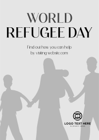 Helping Refugee Flyer Image Preview