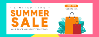 Summer Shopping Facebook cover Image Preview