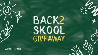 Back 2 Skool Facebook event cover Image Preview