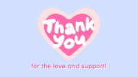 Cute Thank You Video Image Preview