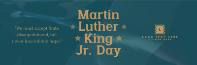 Martin Luther Tribute Twitter header (cover) Image Preview