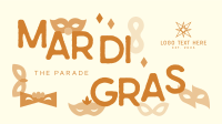 Mardi Gras Parade Mask Video Design