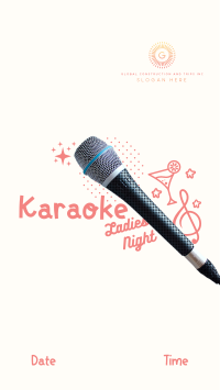 Karaoke Ladies Night Facebook story Image Preview