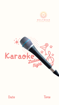 Karaoke Ladies Night Facebook story Image Preview