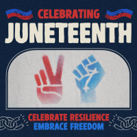 Rustic Juneteenth Greeting Linkedin Post Image Preview