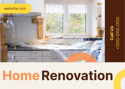 Home Renovation Postcard Image Preview