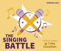 Singing Battle Facebook Post Design