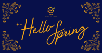 Floral Hello Spring Facebook ad Image Preview