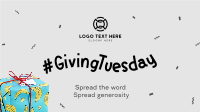 Quirky Giving Tuesday Facebook event cover Image Preview
