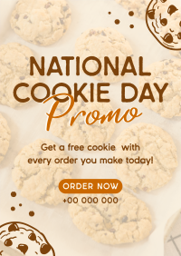 Cookie Day Discount Flyer Design