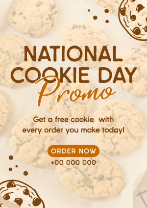 Cookie Day Discount Flyer Image Preview