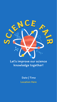 Science Fair Event Instagram Reel Image Preview