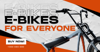 Minimalist E-bike  Facebook Ad Design