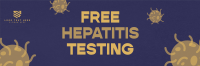 Textured Hepatitis Testing Twitter Header Preview