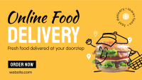 Fresh Burger Delivery Facebook Event Cover Design