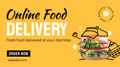 Fresh Burger Delivery Facebook event cover Image Preview
