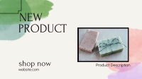 Watercolor New Product Facebook event cover Image Preview