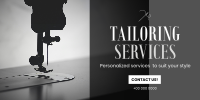 Tailoring Services Minimalist Twitter Post Design