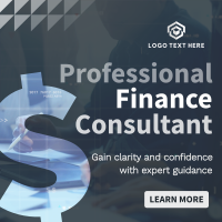 Professional Finance Consultant Instagram Post Design