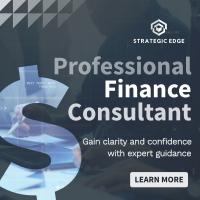 Professional Finance Consultant Instagram post Image Preview