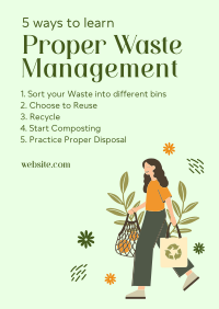 Proper Waste Management Poster Image Preview