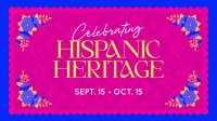 Floral Hispanic Heritage Animation Preview