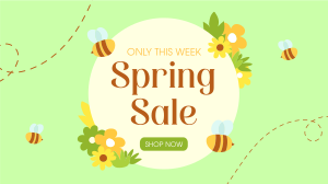 Spring Bee Sale YouTube Video Image Preview