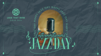 Elegant Jazz Day Facebook event cover Image Preview