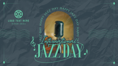 Elegant Jazz Day Facebook event cover Image Preview