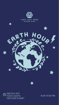 Recharging Earth Hour Instagram Story Design