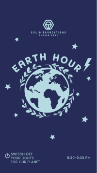 Recharging Earth Hour Instagram story Image Preview
