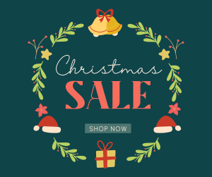 Christmas Wreath Sale Facebook post Image Preview