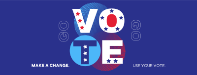 Vote for Change Facebook cover Image Preview