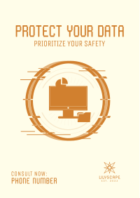 Data Security Services Flyer Design