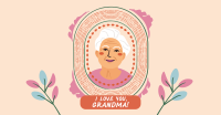 Greeting Grandmother Frame Facebook Ad Design