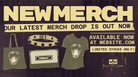 Punk Minimalist Rock Merch Animation Preview