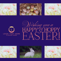 Rustic Easter Greeting Instagram Post Design