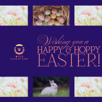 Rustic Easter Greeting Instagram post Image Preview