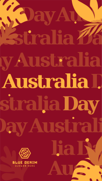 Australia Day Pattern Instagram Reel Image Preview