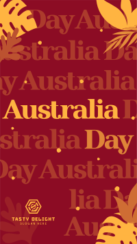 Australia Day Pattern Instagram reel Image Preview