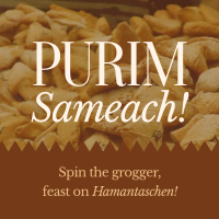 Purim Sameach! Instagram Post Design