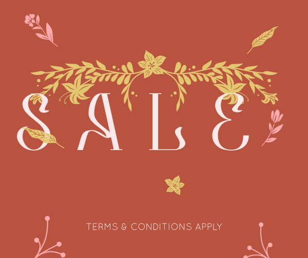 Generic Floral Sale Facebook Post Design Image Preview