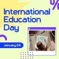 International Education Day Instagram Post Preview