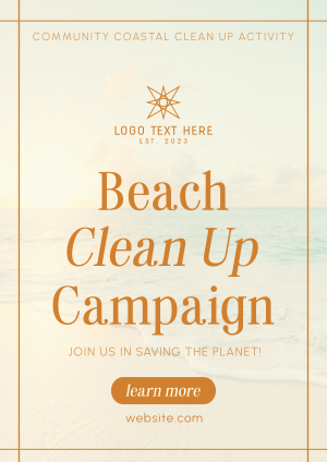 Beach Clean Up Drive Flyer Image Preview