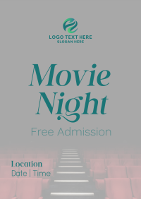 Movie Night Cinema Poster Image Preview