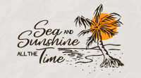 Sea and Sunshine Facebook Event Cover Design