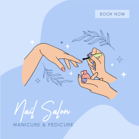 Beautiful Nail Salon Instagram Post Design