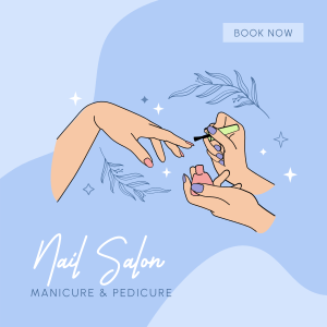 Beautiful Nail Salon Instagram post Image Preview